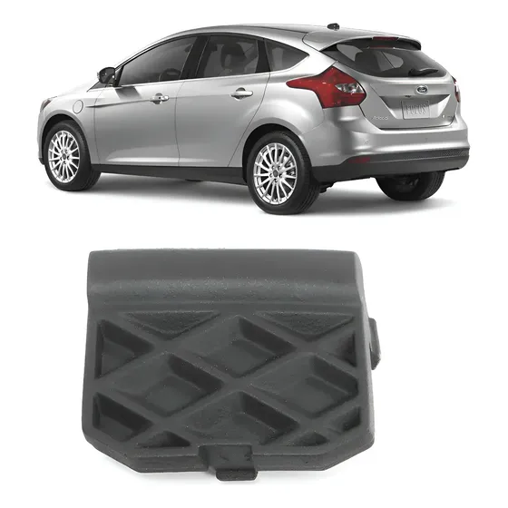 Tampa Reboque Para-choque Traseiro Focus Hatch 2014 2015