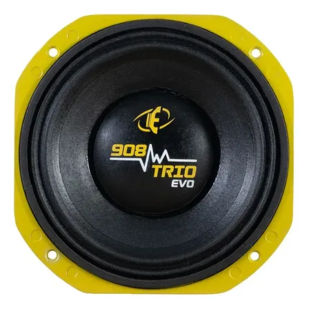 Alto Falante 8 Polegadas Eros E-908 Trio Evo 450w Rms 8 Ohms Amarelo