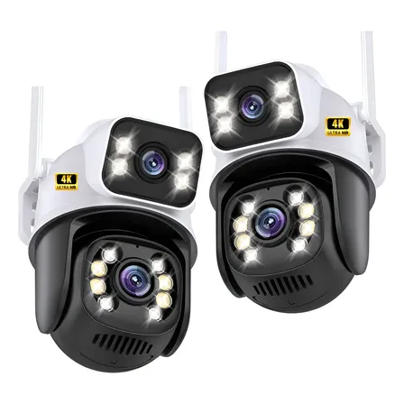Kit 2 Câmera Segurança Dupla Prova D'água Wifi Hd Icsee A28 Icsee A28 Prova Dágua Wifi Hd