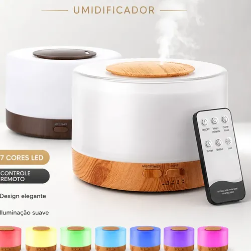 Aromatizador Difusor De Aroma Óleo Essencial Elétrico Bivolt