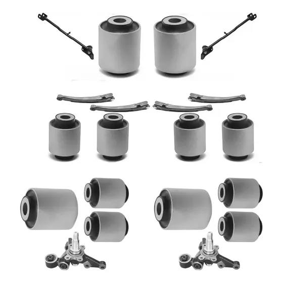 Kit 12 Buchas Suspensão Traseira Completa Jac J3 1.4 / 1.5