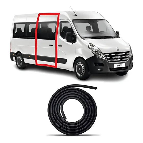 Borracha Vedação Da Porta Central Renault Master 2014 A 2024