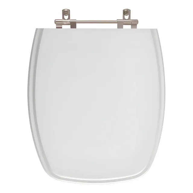 Assento Sanitário Stylus Cinza Prata Para Louça Celite Cinza