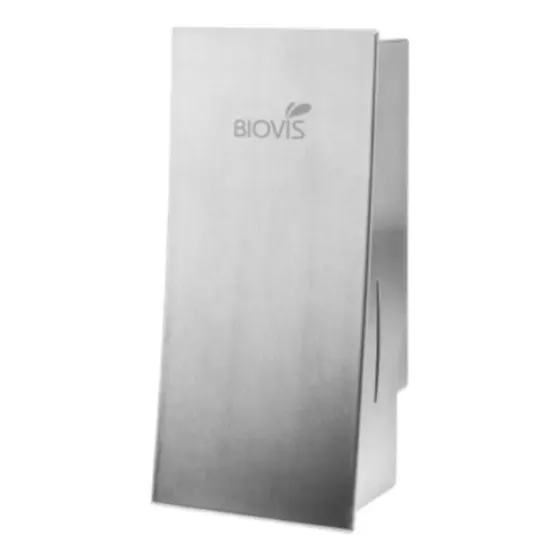 Saboneteira Inox Slim Noble Sabonete Liquido 800ml Xampoo