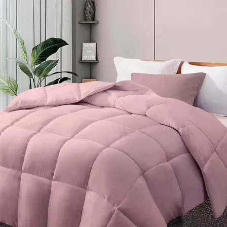 Edredom Ecopluma King Size 280 X 260 Rosé Camesa Rose Lisa