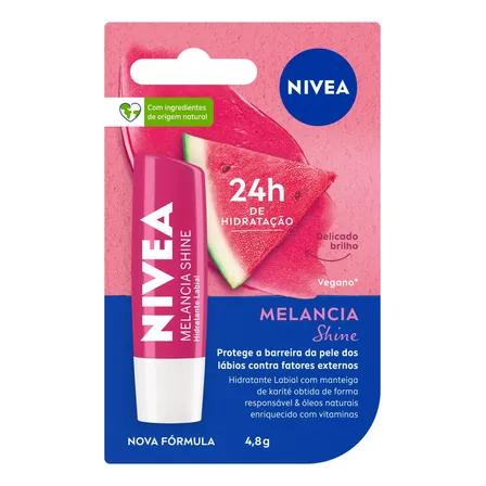 Hidratante Labial Melancia Shine 4,8g Nivea