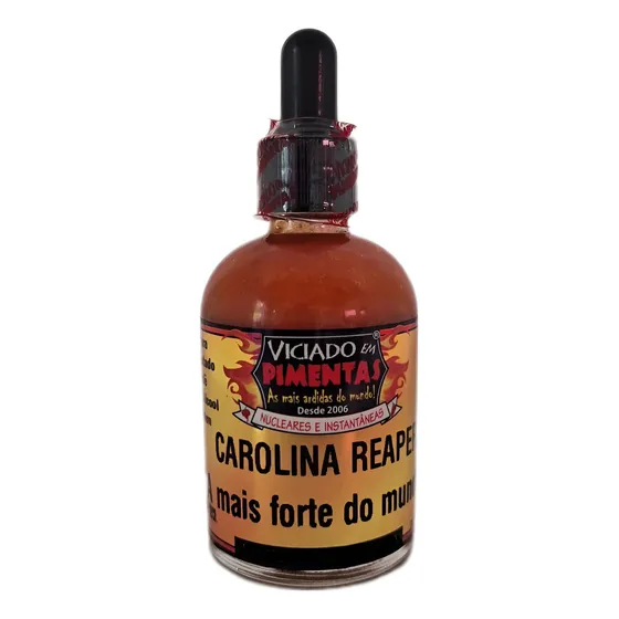 Carolina Reaper 60 Ml Verdadeira-viciado Em Pimentas Oficial