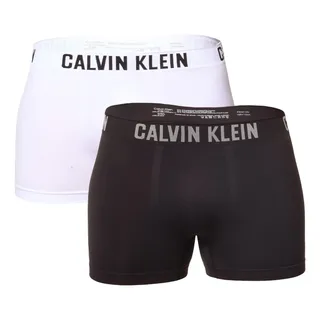 Kit Com 2 Cuecas Boxer Microfibra Sem Costura Calvin Klein