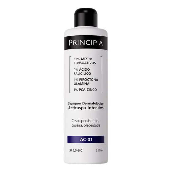 Principia Shampoo Dermatológico Anticaspa Intensivo Ac-01 25