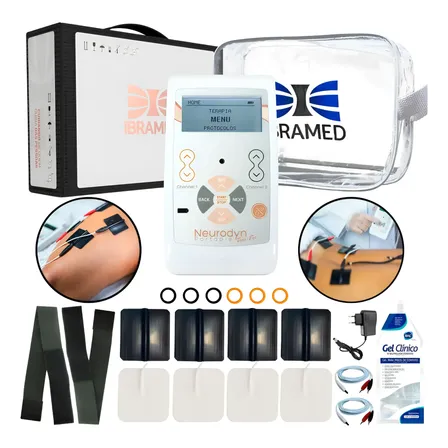 Neurodyn Ibramed Aparelho Tens Fes P/ Fisioterapia Portatil