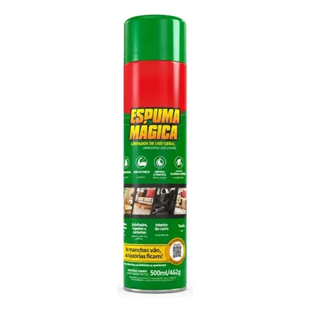 Espuma Mágica Proauto (400 Ml) Limpador À Seco - Uso Geral Verde