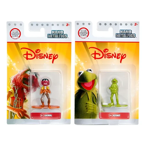 Miniaturas Muppets Nano Metalfigs Animal + Kermit