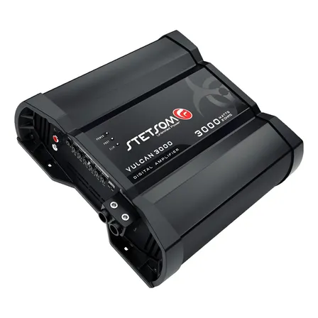 Módulo Amplificador Stetsom Vulcan 3000w Rms 1 Canal 2ohms Preto