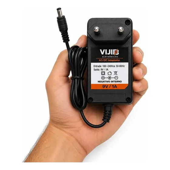 Fonte Para Pedal Guitarra Pedais Pedaleira 9v Boss Me Séries
