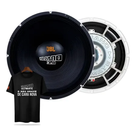 Subwoofer Jbl Vulcano Ultimate 18 Pol. 3.8 1900w Rms 4 Ohms Preto