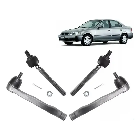 Terminal + Axial Direção Honda Civic 1996/2000 - 1ª Linha
