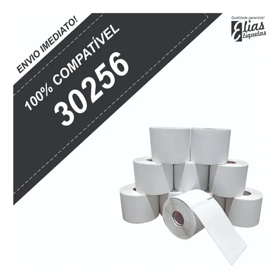10 Rolos Etiqueta 30256 Impressora Dymo 450 Envio Rápido