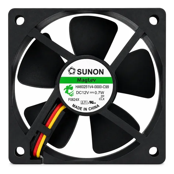 Micro Ventilador 60x60 2,5mm Fan Cooler 12v Cooler
