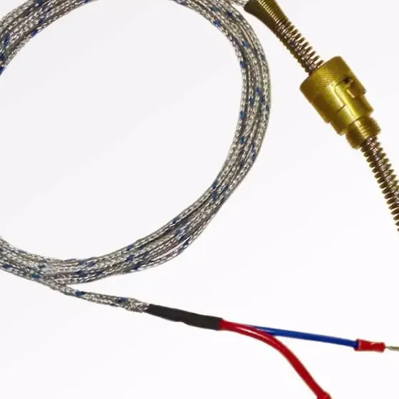 10 Peças Termopar J Ponta De 8mm C/ Adaptador Cabo 3 Metros