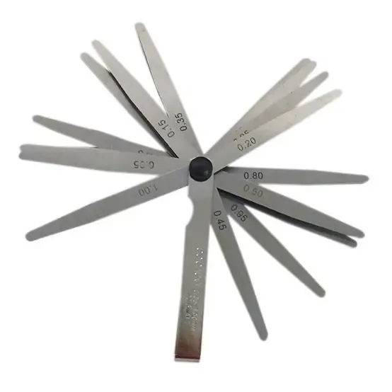 Calibrador De Folgas Bls C/20 Lamina 0.05mm A 1.00mm