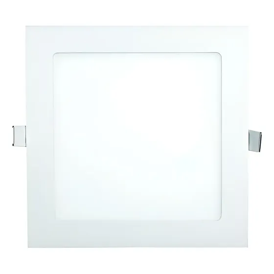 Kit 5 Painel Plafon Embutir Quadrado 25w 24w Luminaria Led