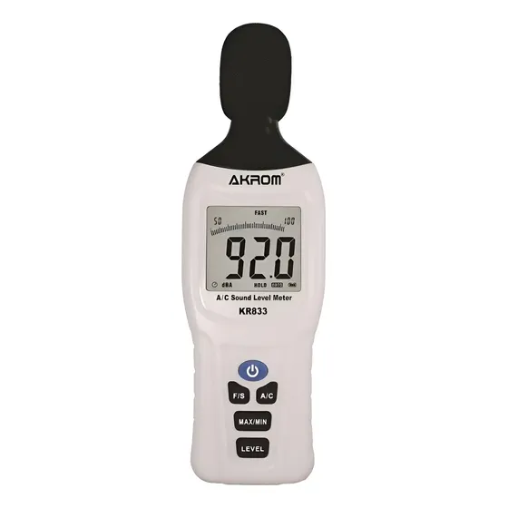 Decibelímetro Digital Ponderação A / C Akrom Kr833 (c/nf-e)