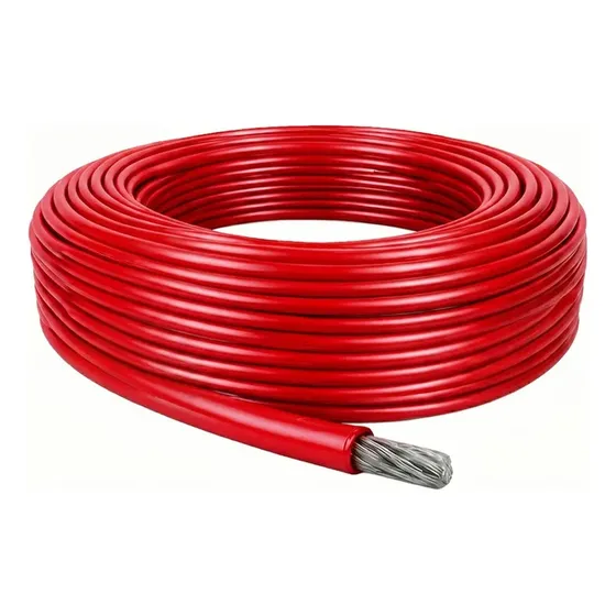 Cabo Aço Vermelho Revestido 4,8 Mm Academia Fitness 50 Mts