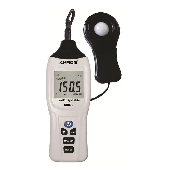 Luxímetro Digital Com Sensor Externo - Akrom Kr832 (c/ Nf-e)