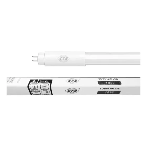 Kit 10 Lâmpada Led Tubular T5 18w 115cm Bivolt Branco Frio