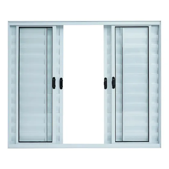 Veneziana 6 Folhas Branco - Sem Grade - 1.00 X 2.00