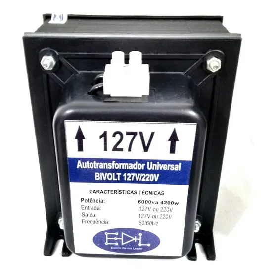 Transformador 110v 220v 6000va Em Cobre 4200 Watts