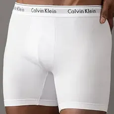 Cueca Boxer Trunk Modal Com Elastano Branca Calvin Klein