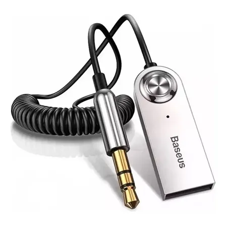 Baseus Bluetooth P2 Auxiliar Usb Cinza Adaptador Receptor