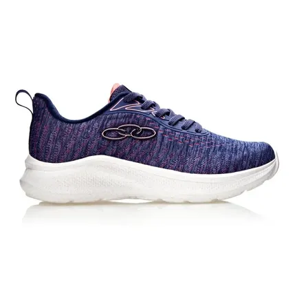Tênis Casual Feminino Nyx Olympikus Azul/rosa/branco Liso 39
