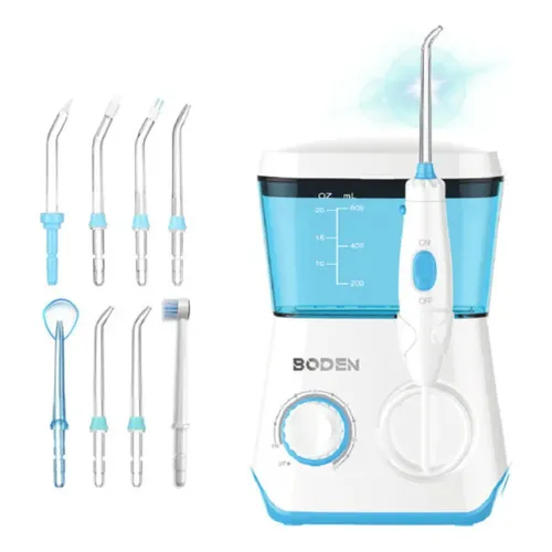 Irrigador Bucal Oral Dental Water Flosser Bivolt 600ml Fixo Branco 127/220v