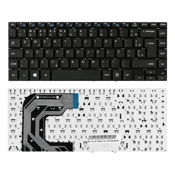 Teclado Para Notebook Samsung Np370e Np370e4k Br Com Ç Novo