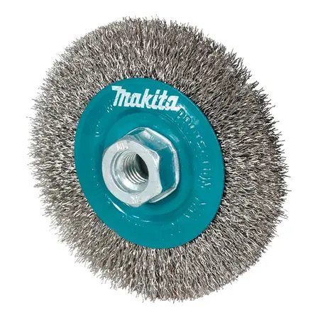 Escova Aço Reta Ondulada 115mm Rosca M14 Makita D-77512 Nf