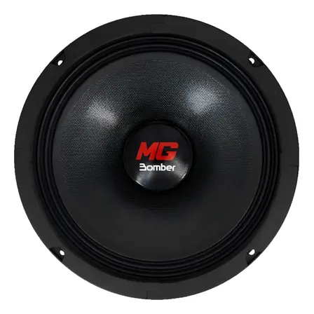 Medio Grave Alto Falante 500w Rms 8 Ohms 8 Polegadas Bomber Preto