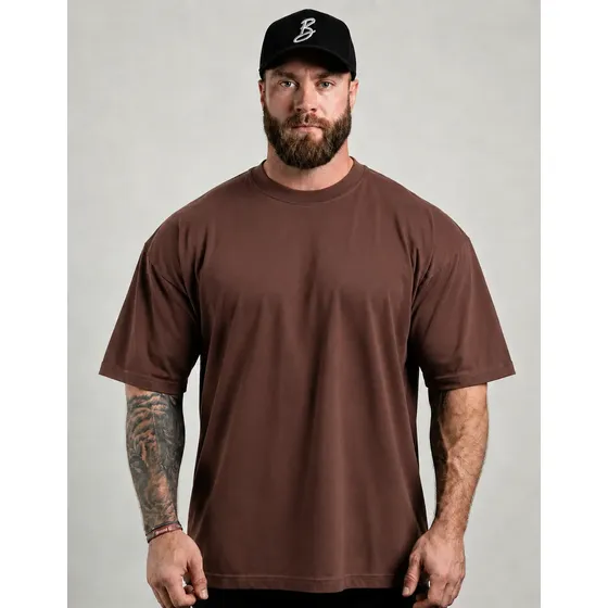 Camiseta Oversized Para Treino E Casual 100% Algodão Premium