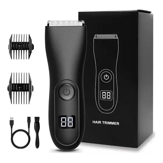 Aparador De Pelos Íntimos Cabelo E Barba Sem Fio Clipper Pro