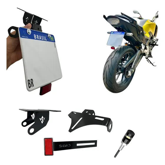 Eliminador Rabeta Articulado Honda Cb 300f Twister 2023/2025