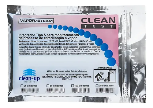 Integrador | Tipo 5 Para Esterilização A Vapor - 250 Un.
