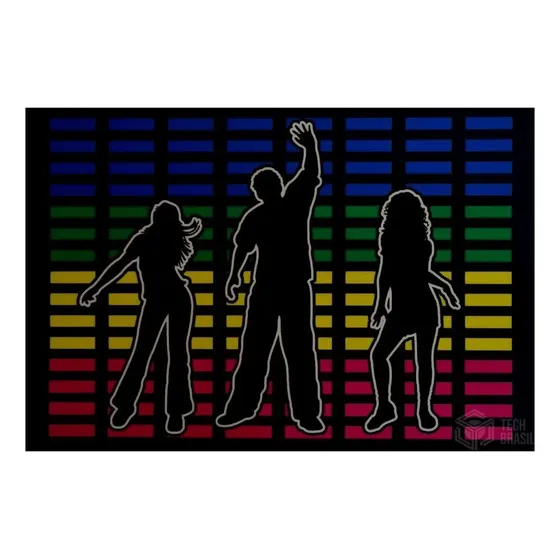 Painel Led Para Camiseta Eletrônica Luminosa 05 - Dançantes