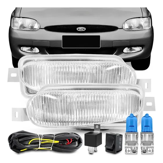 Kit Farol Milha Escort Zetec Perua Sw 97 98 99 00 01 02