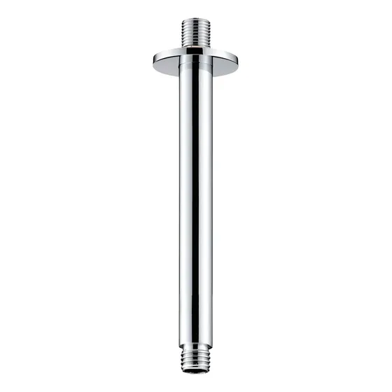 Braço Tubo Inox Redondo De Teto Ducha Chuveiro