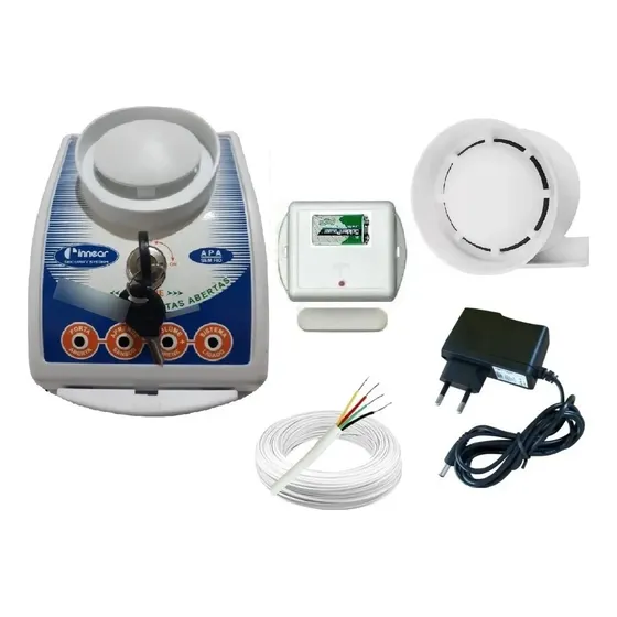 Alarme Anunciador Porta Aberta Sensor Sem Fio + Sirene Extra