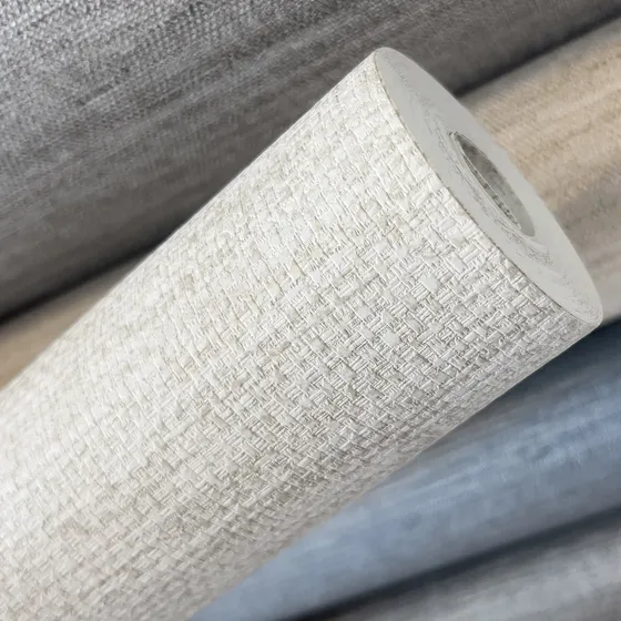 Papel De Parede Rolo Importado Textura Alto Relevo Linho