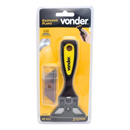 Raspador Plano Tintas Piso Vidro Cerâmica 11 Laminas Vonder