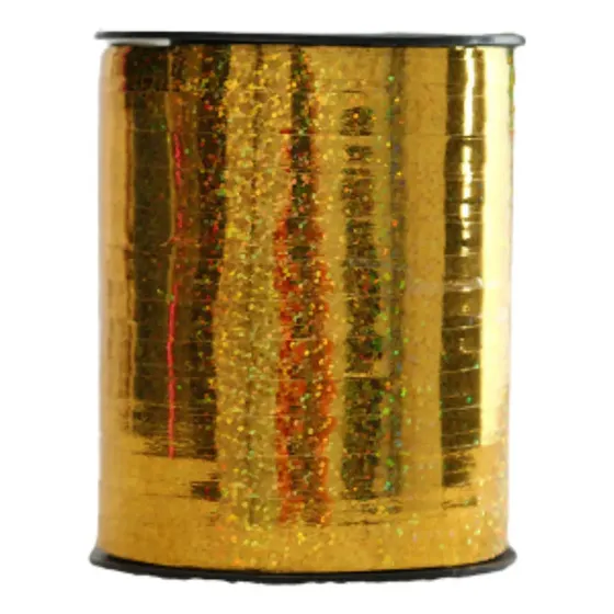 Fitilho Holográfico Metalizado Colorido Glitter 200mt