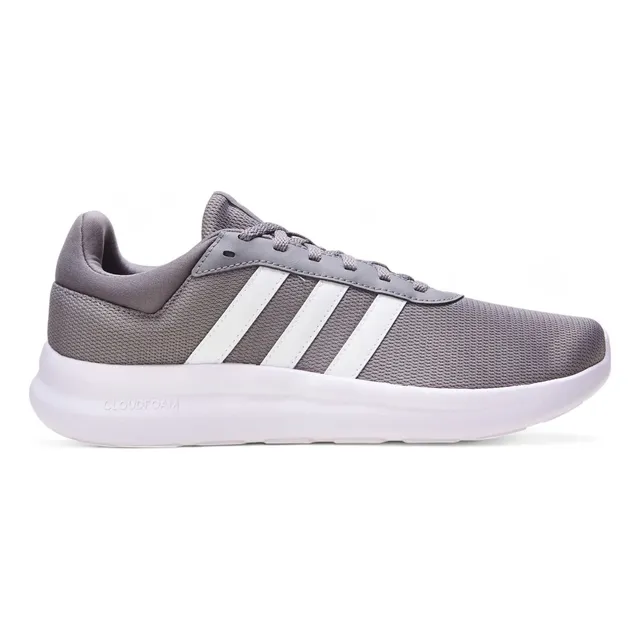 Tênis Casual Masculino Lite Racer 4.0 adidas Grey Three / Cloud White / Cloud White Liso 41 Br